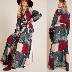 Anthropologie Porridge Virginia Wrap Maxi D
